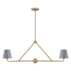 Crystorama Xavier 2-Light Linear Chandelier