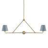 Crystorama Xavier 2-Light Linear Chandelier