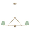 Crystorama Xavier 2-Light Linear Chandelier