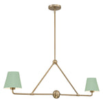 Crystorama Xavier 2-Light Linear Chandelier