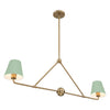 Crystorama Xavier 2-Light Linear Chandelier