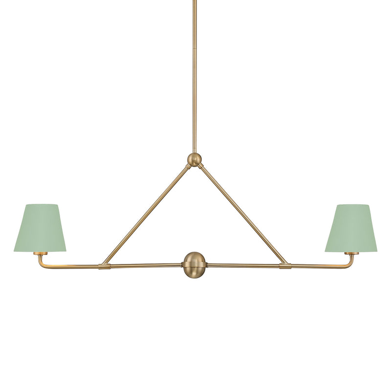 Crystorama Xavier 2-Light Linear Chandelier