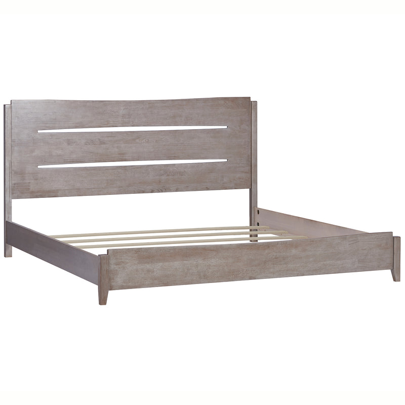 Zest Solid Wood Panel Bed