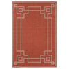 Livabliss Alfresco Frame Indoor/Outdoor Rug