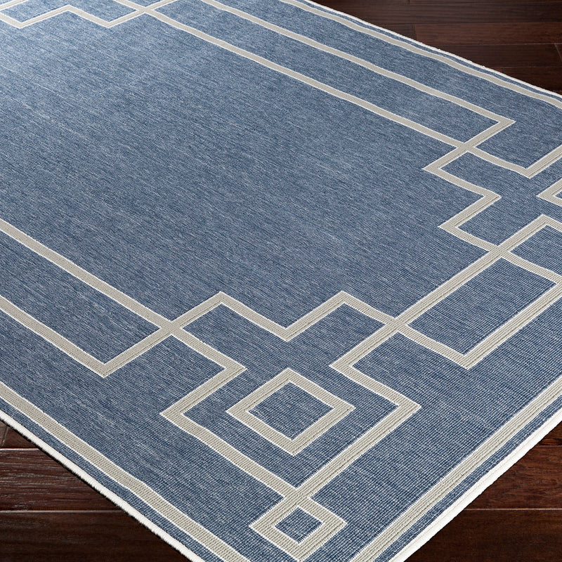 Livabliss Alfresco Frame Indoor/Outdoor Rug