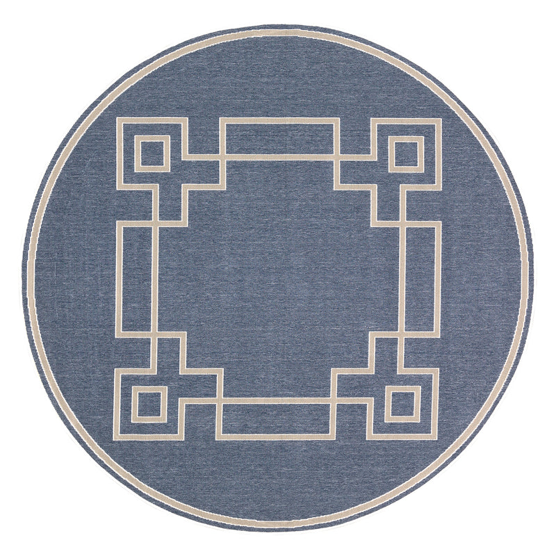 Livabliss Alfresco Frame Indoor/Outdoor Rug