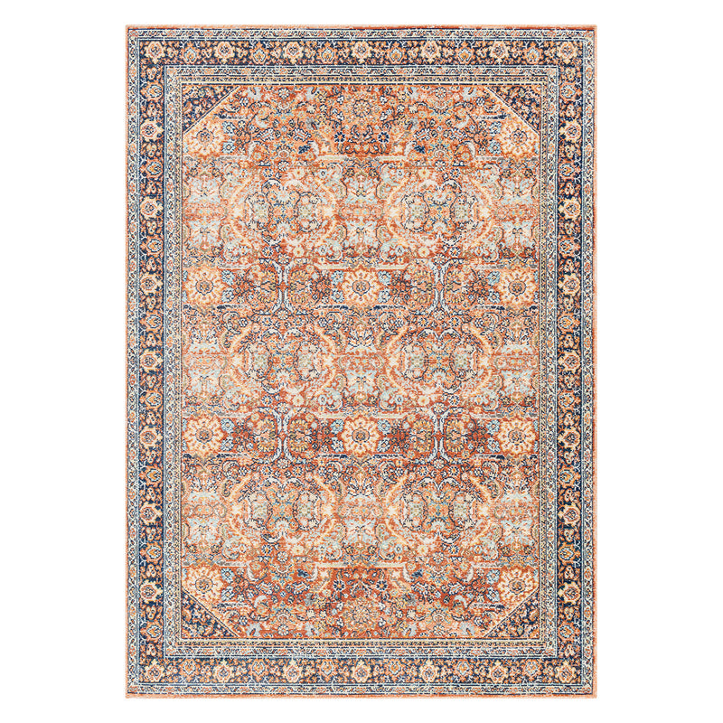 Livabliss Bodrum Orange Indoor/Outdoor Rug