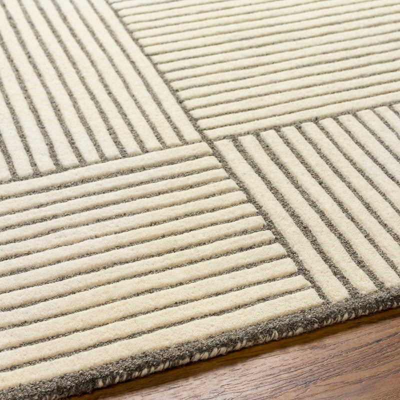 Livabliss Brook Grid Hand Tufted Rug