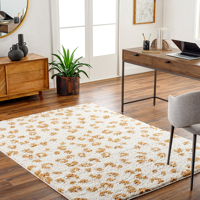 Livabliss Birmingham Cheetah Machine Woven Rug