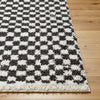 Livabliss Birmingham Checker Shag Machine Woven Rug