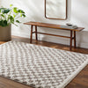 Livabliss Birmingham Checker Shag Machine Woven Rug