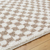 Livabliss Birmingham Checker Shag Machine Woven Rug