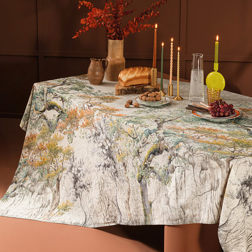 Garnier Thiebaut Bois De Mystere Parchemin Tablecloth