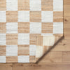 Becki Owens x Livabliss Kamey Check Jute Hand Woven Rug