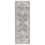 Becki Owens x Livabliss Marlene Teal Machine Woven Rug