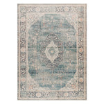 Becki Owens x Livabliss Marlene Teal Machine Woven Rug