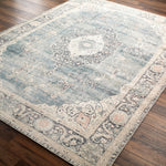 Becki Owens x Livabliss Marlene Teal Machine Woven Rug