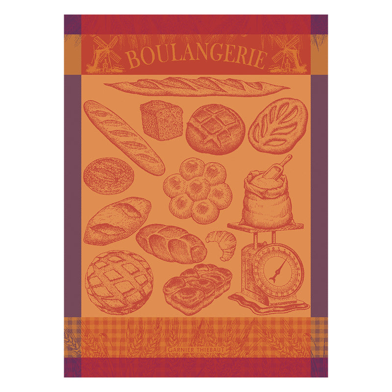 Garnier Thiebaut Boulangerie Moulin Jacquard Kitchen Towel Set of 4