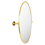 Burnish Oval Wall Mirror