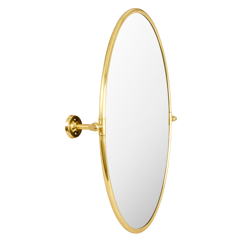 Burnish Oval Wall Mirror