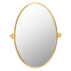 Burnish Oval Wall Mirror