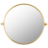 Burnish Round Wall Mirror