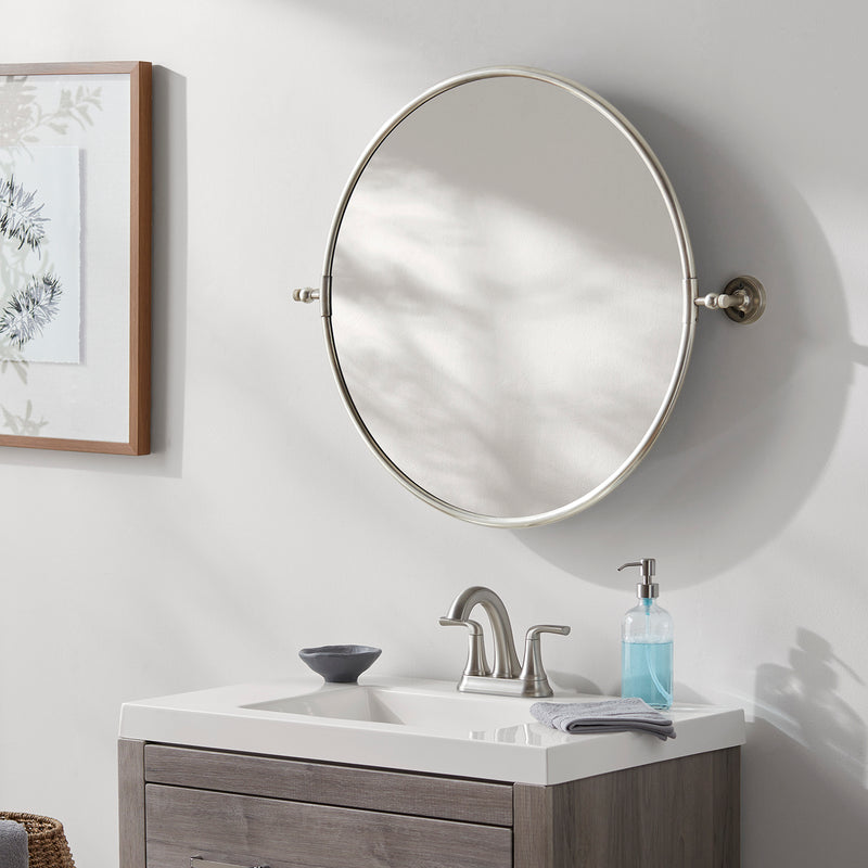 Burnish Round Wall Mirror