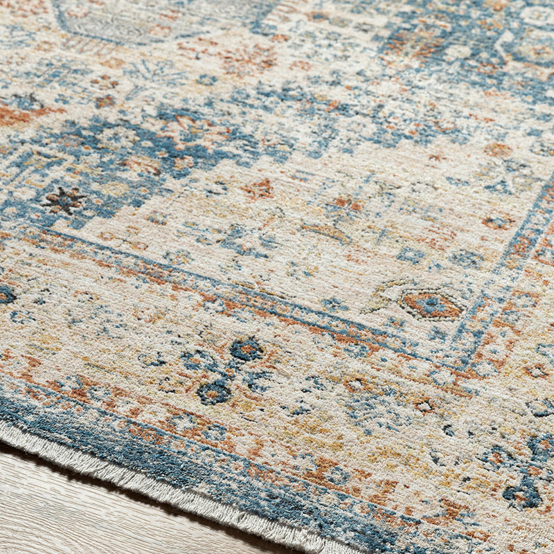 Surya Chicago Blue Machine Woven Rug