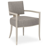 Caracole Reserved Seating Matte Pearl Arm Chair