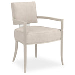 Caracole Reserved Seating Matte Pearl Arm Chair