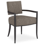 Caracole Reserved Seating Seal Skin Arm Chair