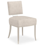 Caracole Reserved Seating Matte Pearl Side Chair