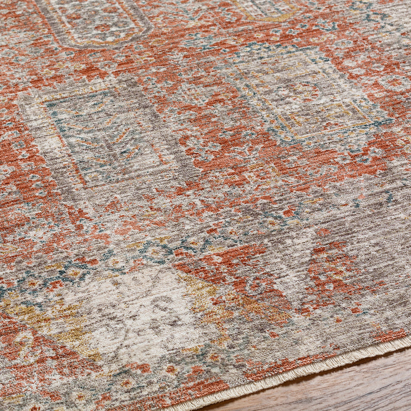 Surya Carlisle Brick Machine Woven Rug