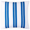 Classic Stripe Blue Throw Pillow