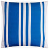 Classic Bold Stripe Blue Throw Pillow