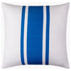 Classic Center Stripe Blue Throw Pillow