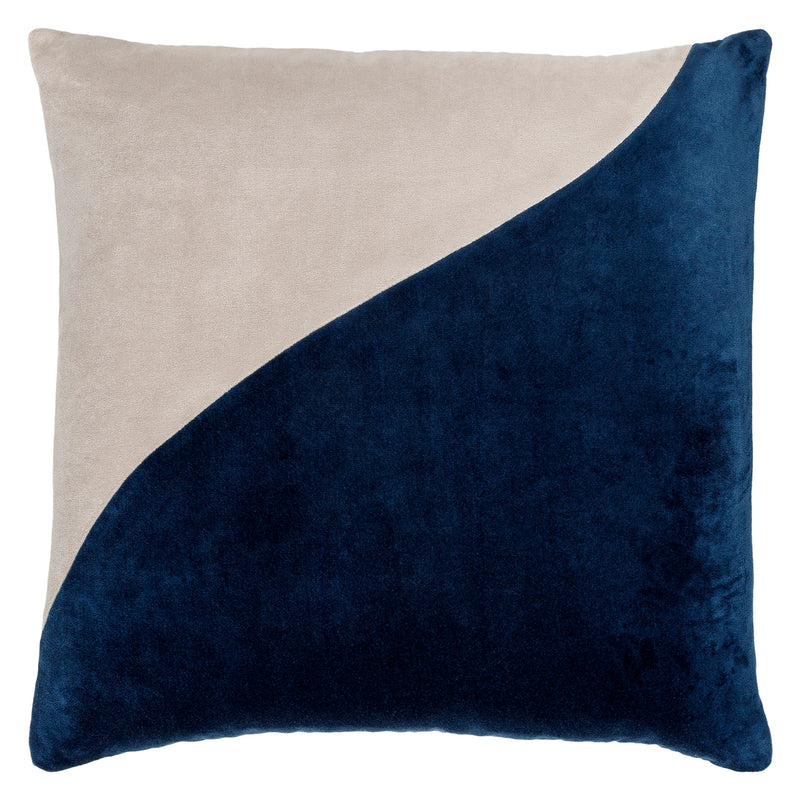 Cotton Velvet Wave Throw Pillow