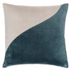 Cotton Velvet Wave Throw Pillow