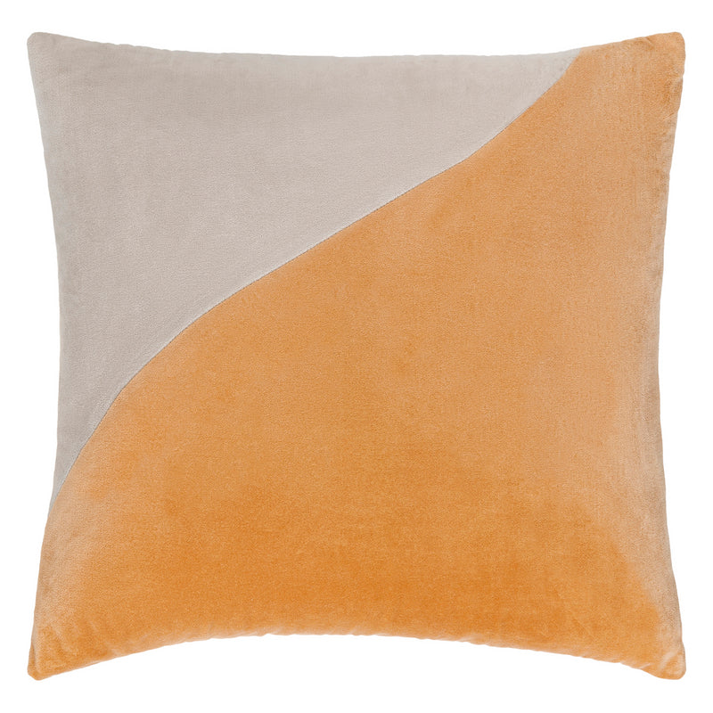 Cotton Velvet Wave Throw Pillow