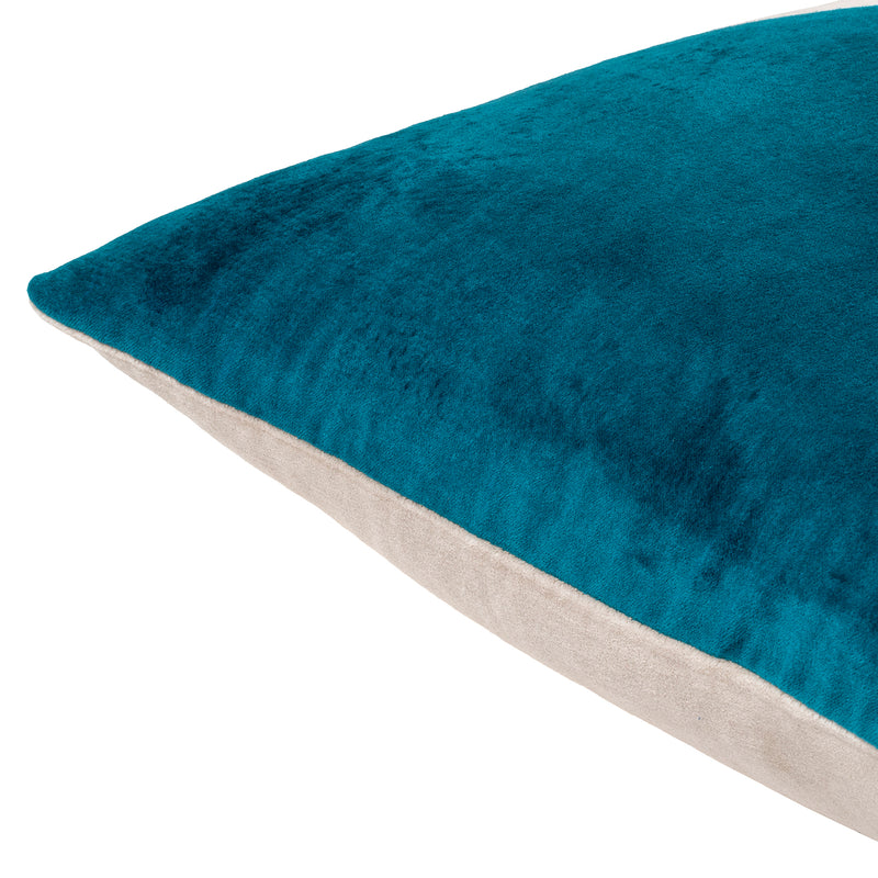 Cotton Velvet Wave Throw Pillow