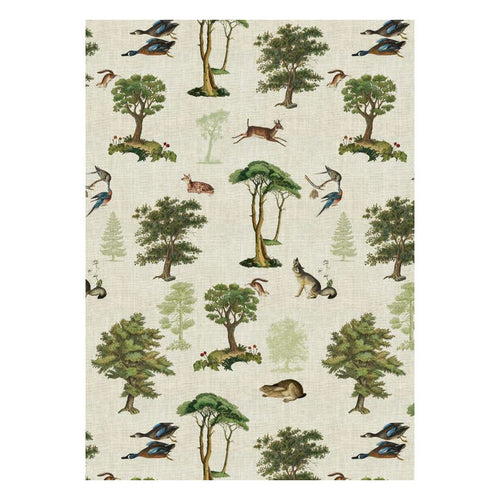 Garnier Thiebaut Dans Les Bois Natural Kitchen Towel Set of 4