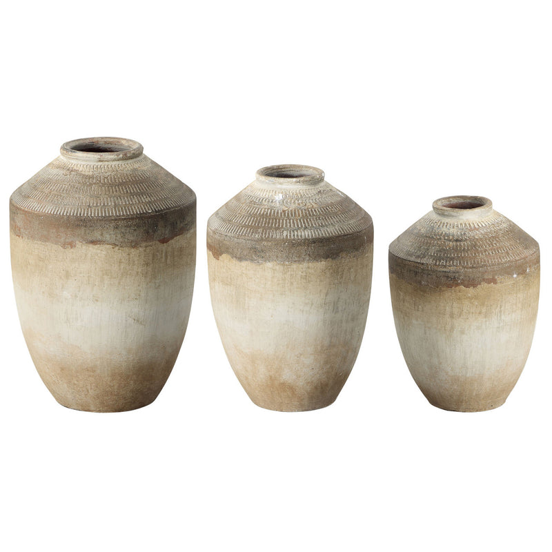 Cornelio Brown Vase Set of 3