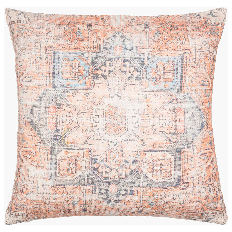 Emily Jean Terracotta Throw Pillow