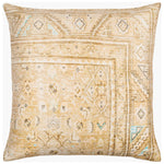 Emily Jean Beige Throw Pillow