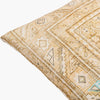 Emily Jean Beige Throw Pillow