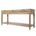 Etewah Cane Console Table