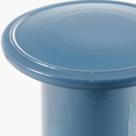 Falkland Road Blue Garden Stool