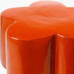 Falkland Road Orange Garden Stool