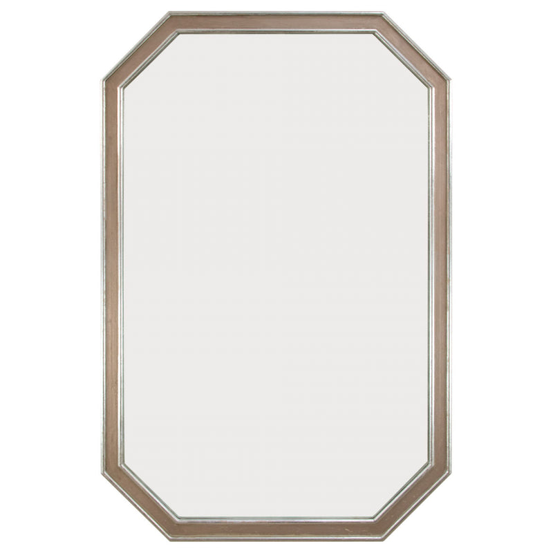 Transitional Wood Wall Mirror