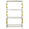 Silver and Gold Large Bookcase